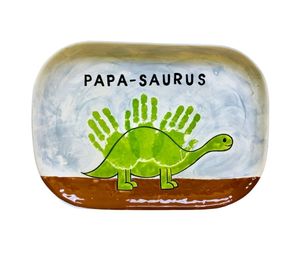 Westlake - Color Me Mine Papasaurus Plate