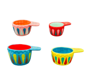 Westlake - Color Me Mine Retro Measuring Cups
