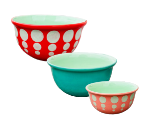 Westlake - Color Me Mine Retro Mixing Bowls