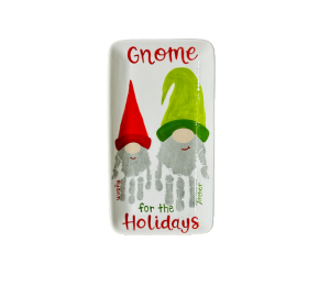 Westlake - Color Me Mine Gnome Holiday Plate