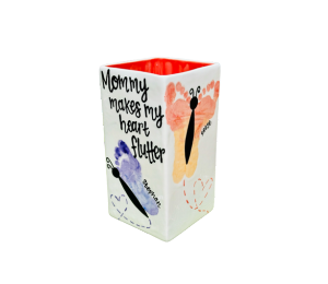 Westlake - Color Me Mine Butterfly Vase