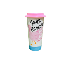 Westlake - Color Me Mine Flamingo Travel Cup
