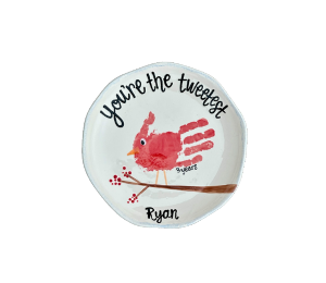 Westlake - Color Me Mine Winter Bird Plate