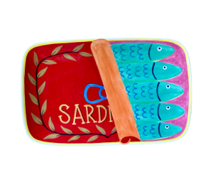 Westlake - Color Me Mine Sardines Dinner Plate